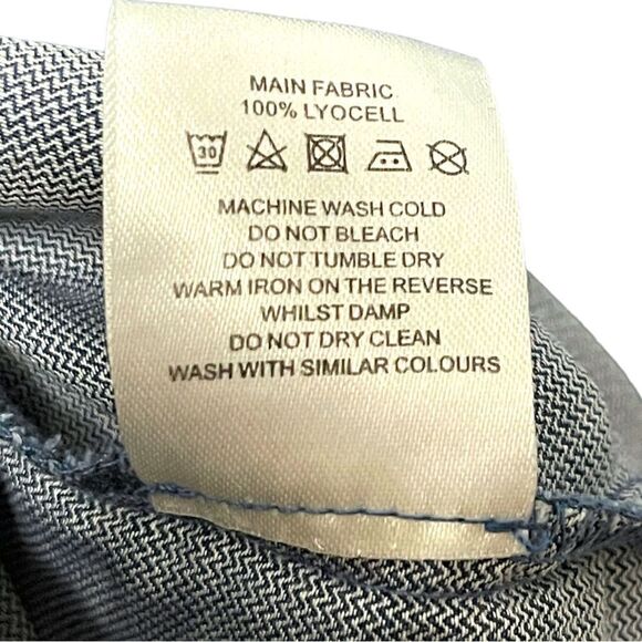 OLIVER BONAS Chambray Lyocell Tank Dress 10 - Picture 8 of 10